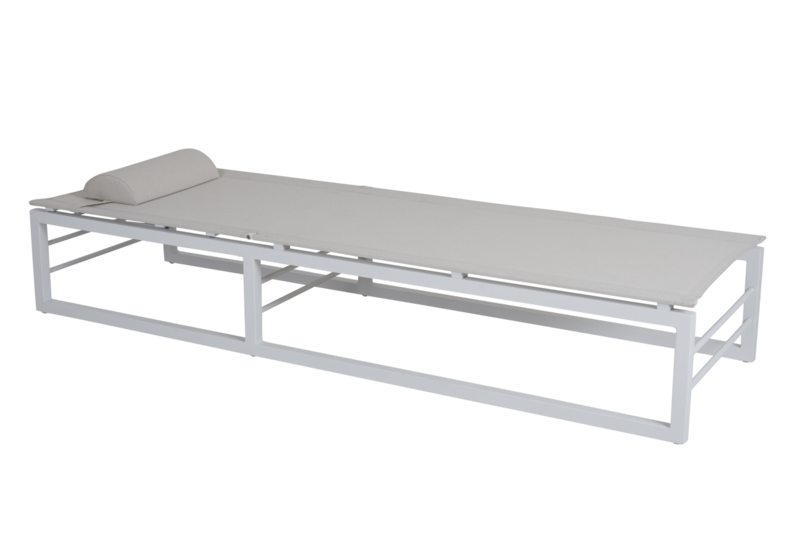 Vevi chaise longue Blanc/blanc