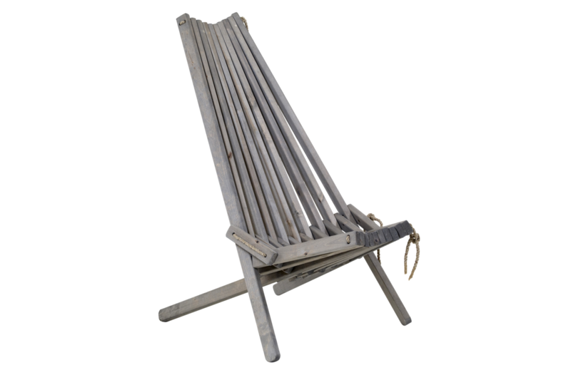 Ribbon chaise longue inclinable Gris