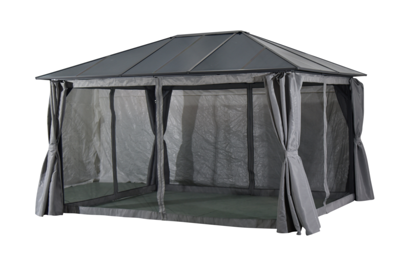 Scopello Pavillon de jardin Anthracite/gris