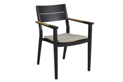 Chios fauteuil Noir