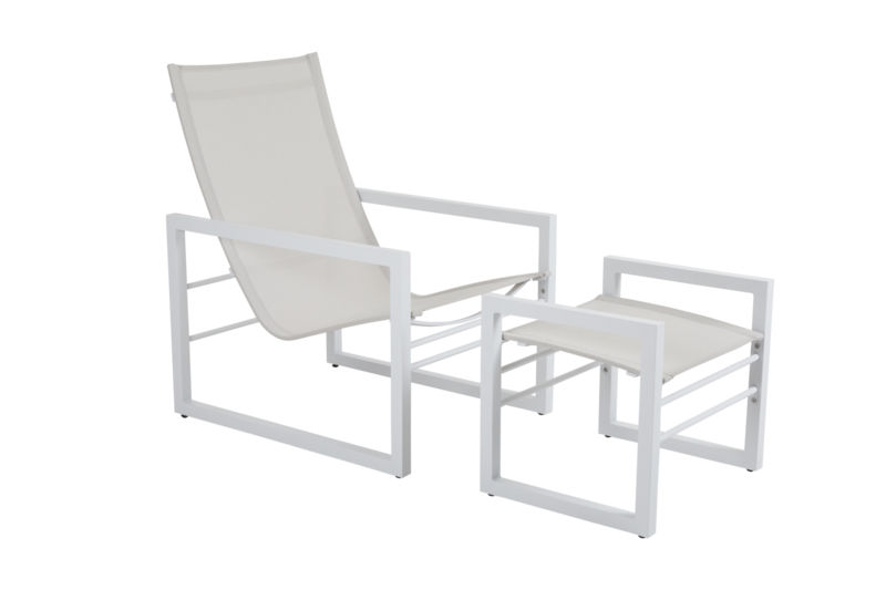 Vevi fauteuil Blanc/blanc