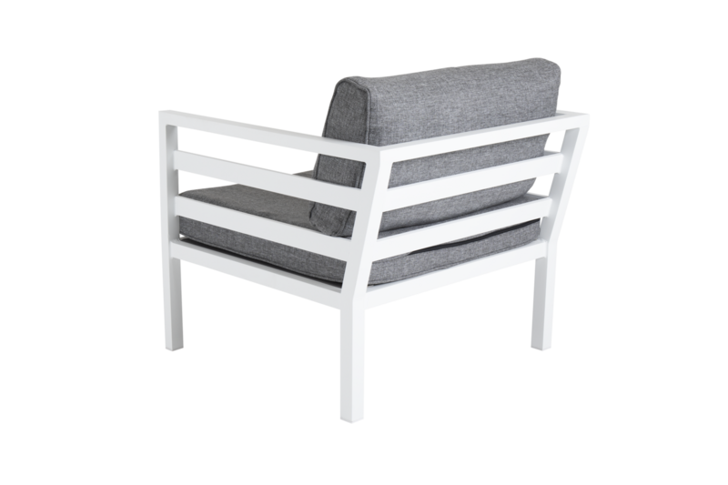 Weldon fauteuil Blanc/gris