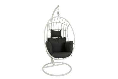 Palo fauteuil suspendu Blanc/gris