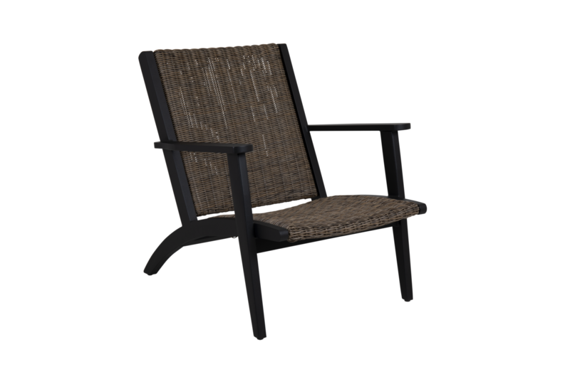 Kira fauteuil lounge Noir