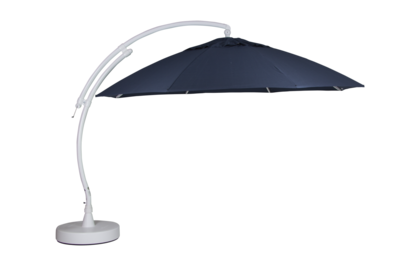 Easy Sun parasol sans pied Blanc/bleu