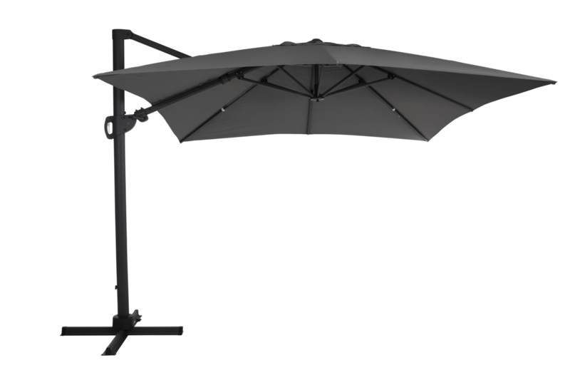 Varallo parasol sans pied Anthracite/gris