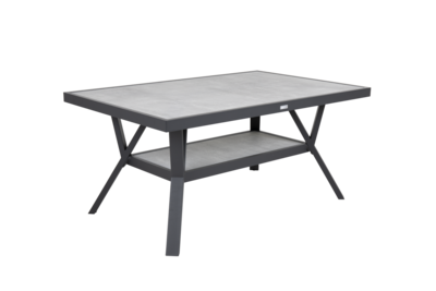 Samvaro table salon Anthracite/gris