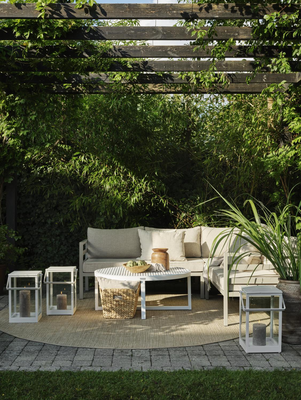 Weldon salon de jardin Khaki/sable