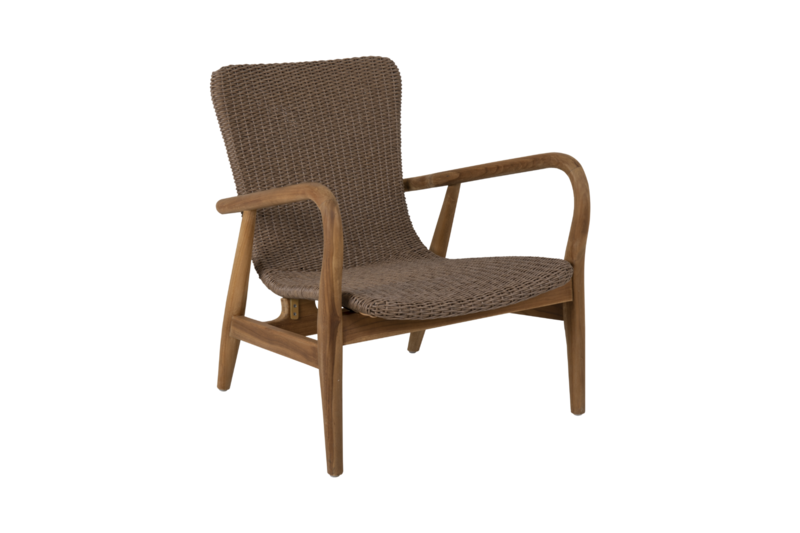 Lilja fauteuil lounge Couleur naturelle/beige