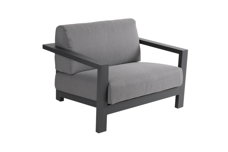 Amesdale fauteuil Anthracite/gris