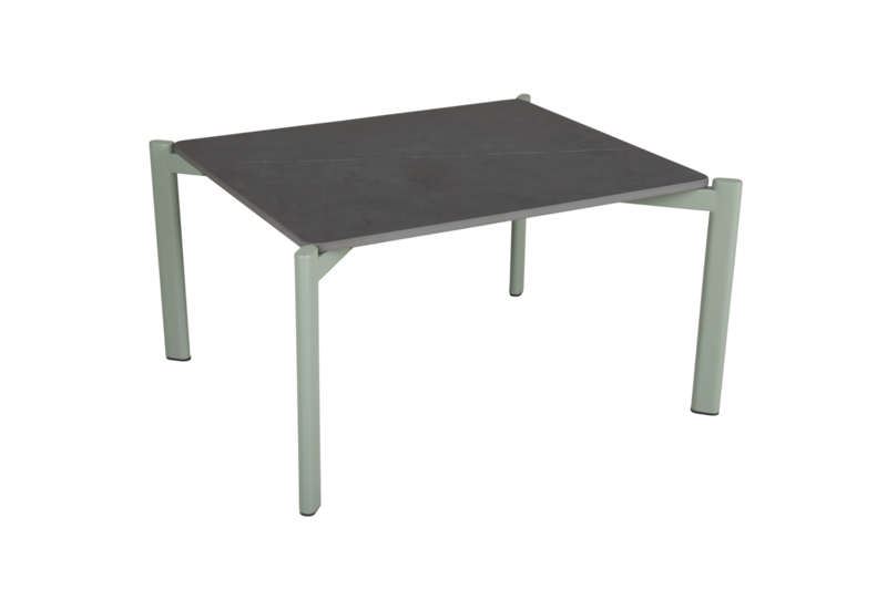 Hallavara table salon Dusty Green/gris