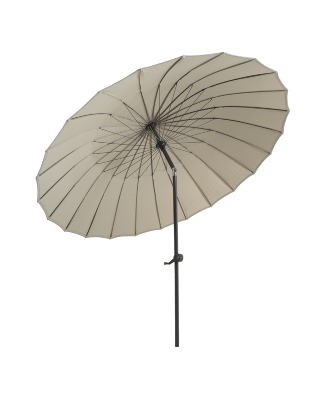 Shanghai parasol Anthracite/khaki