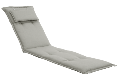 Florina coussin chaise longue Gris clair