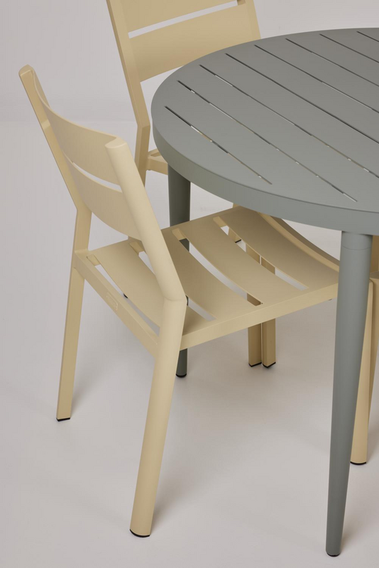 Delia chaise de table Lemon