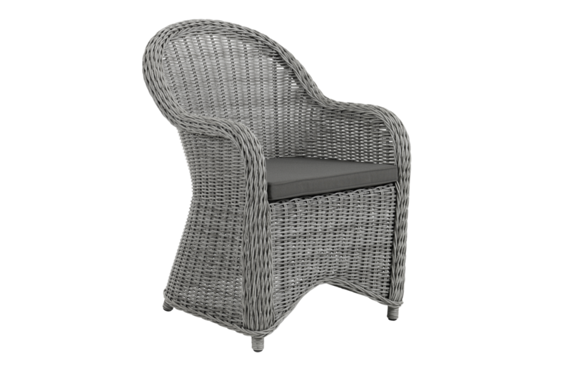 Paulina fauteuil Gris/gris