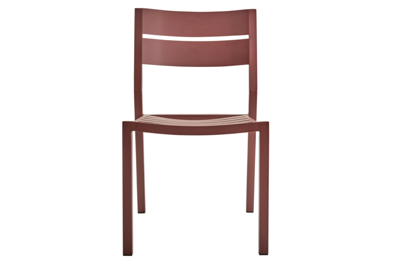 Delia chaise de table Zin Red