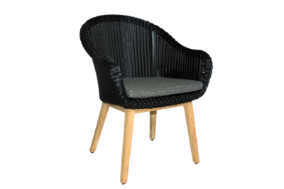 Beverly fauteuil Noir/gris