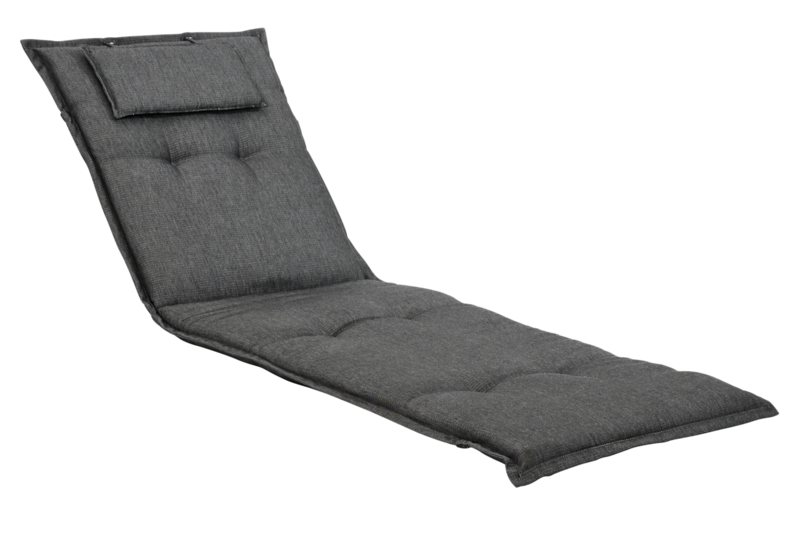 Florina coussin chaise longue Anthracite