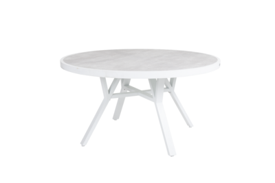 Samvaro table à manger Blanc/gris