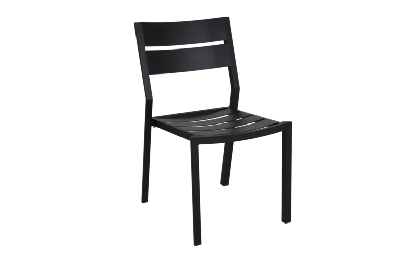 Delia chaise de table Noir