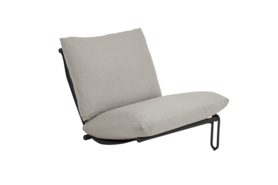 Blixt assise Noir/Cley beige