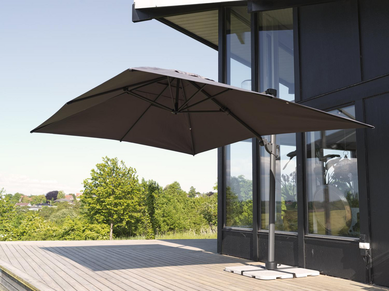 Varallo parasol sans pied Anthracite/gris