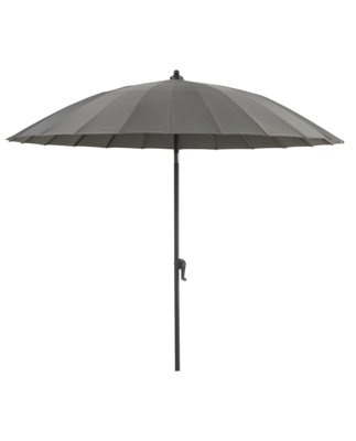 Shanghai parasol Aluminium/gris