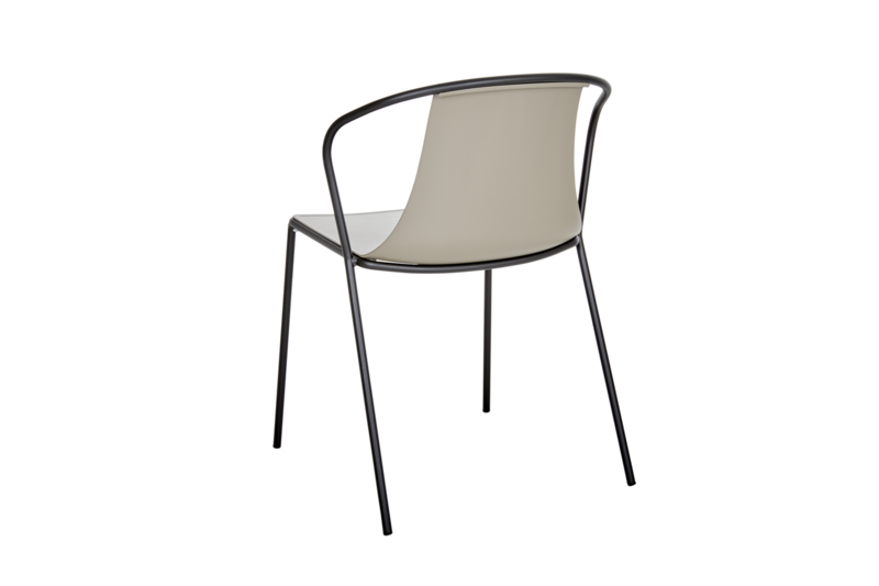 Kasia chaise de table Mineral Grey/Black