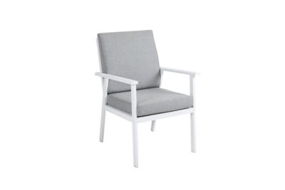 Samvaro fauteuil Blanc/Pearl grey