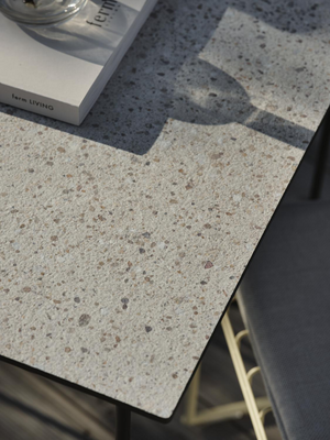 Laminate planche de table Beige/terrazzo