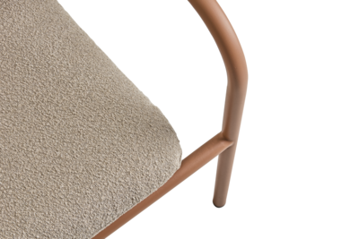 Bendt fauteuil Peach/Teddy Beige