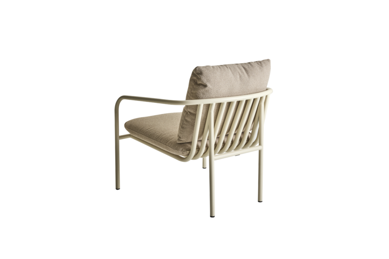 Bendt fauteuil Pearl White/Teddy Beige