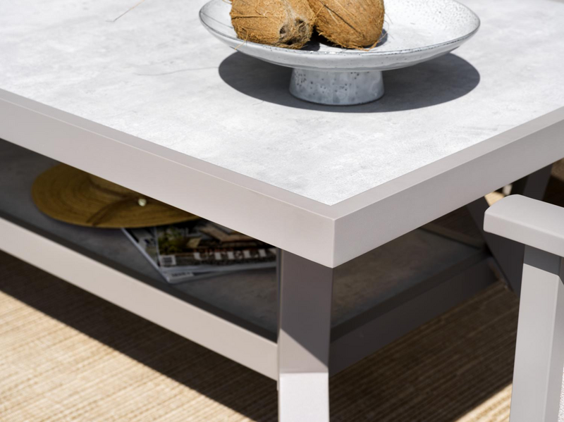 Samvaro table salon Khaki/sable