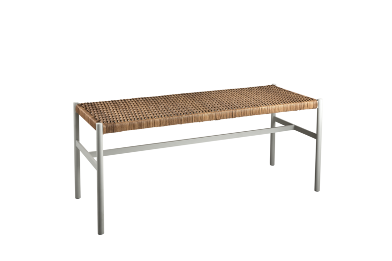 DK banc Light Grey/Natur