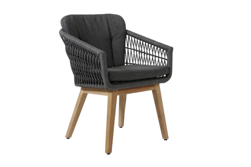 Kenton fauteuil Gris/gris