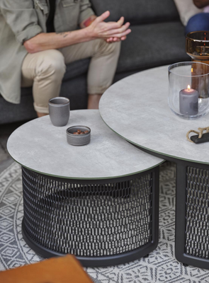 Virgo table salon Noir/gris