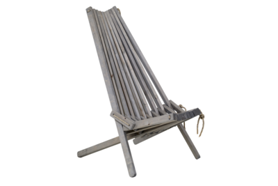 Ribbon chaise longue inclinable Gris