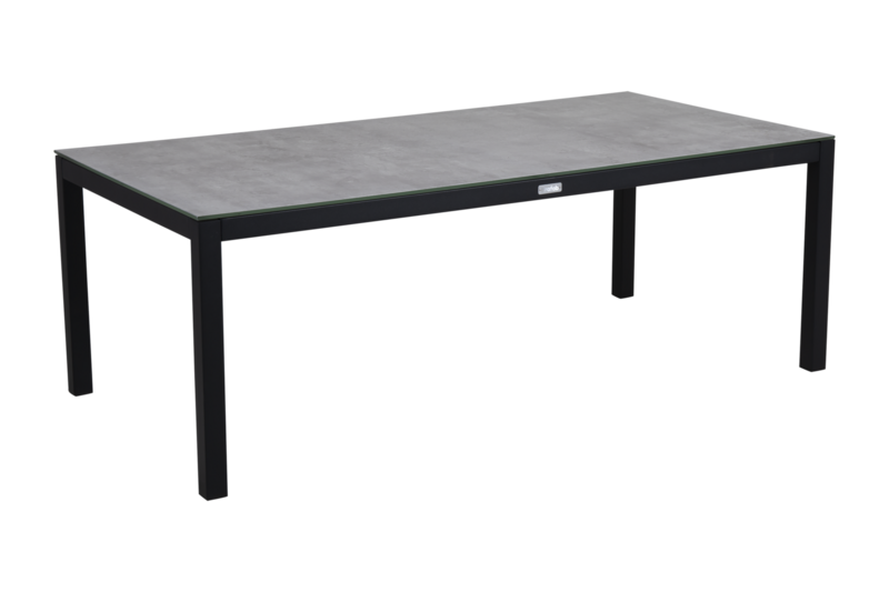 Belfort table salon Noir/gris