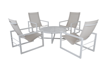 Vevi fauteuil Blanc/blanc