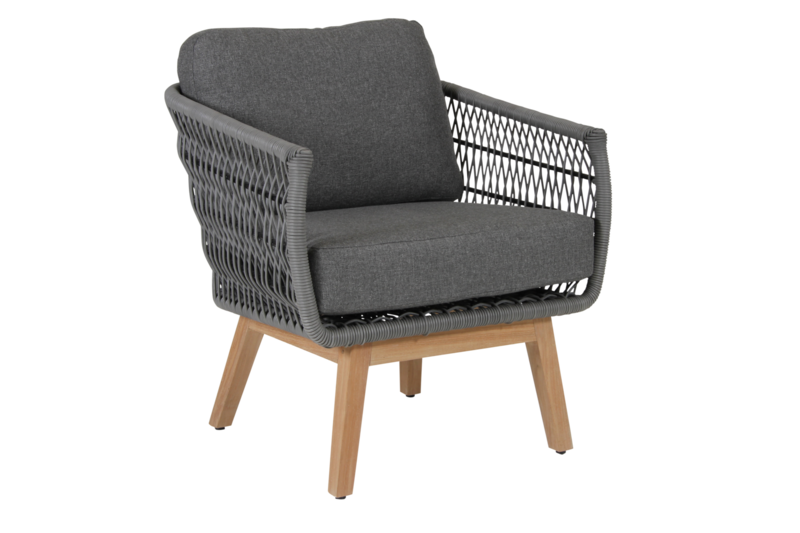 Kenton fauteuil Gris/gris