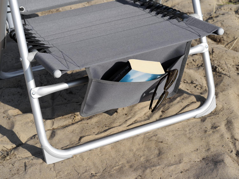 Ulrika chaise de plage Gris