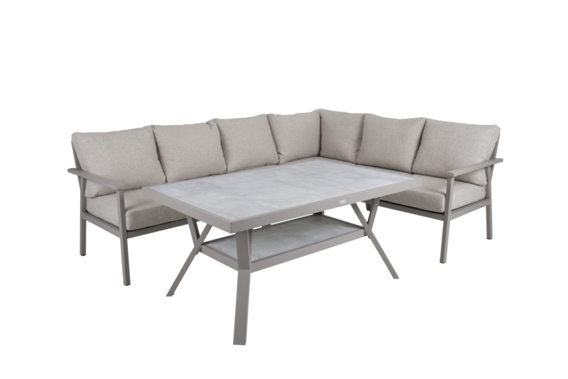 Samvaro table salon Khaki/sable