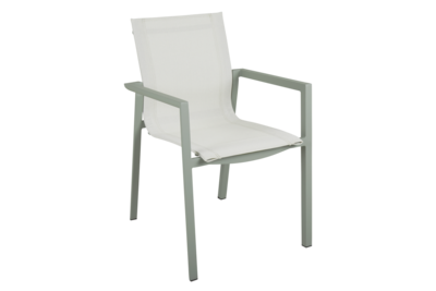 Delia fauteuil Dustygreen_Offwhite