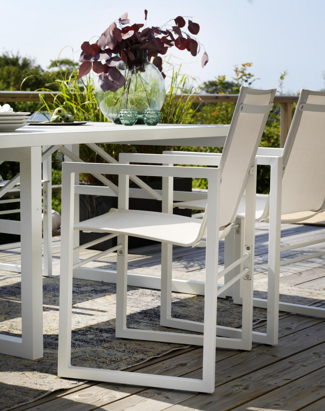 Vevi chaise de table Blanc/blanc