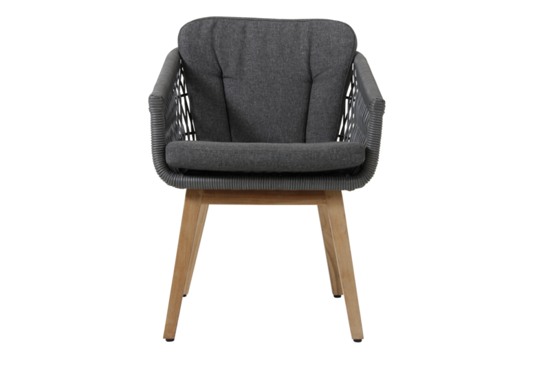 Kenton fauteuil Gris/gris