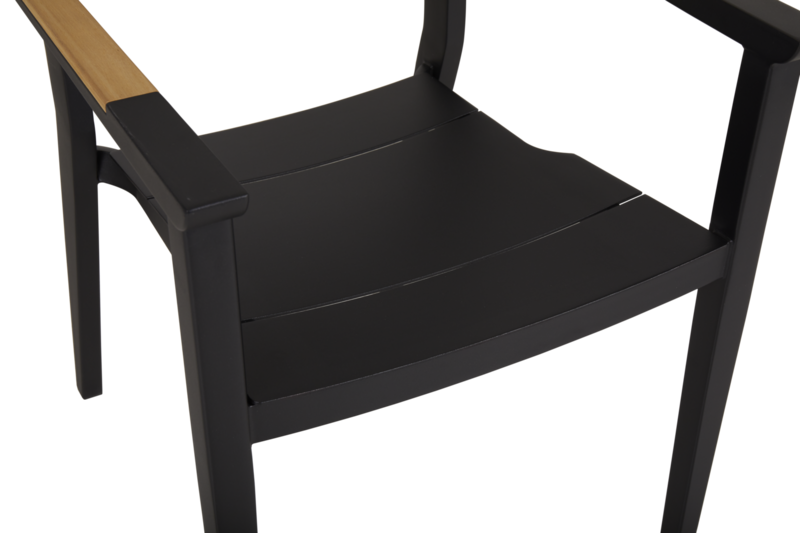 Chios fauteuil Noir