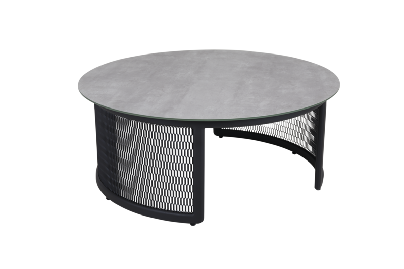 Virgo table salon Noir/gris