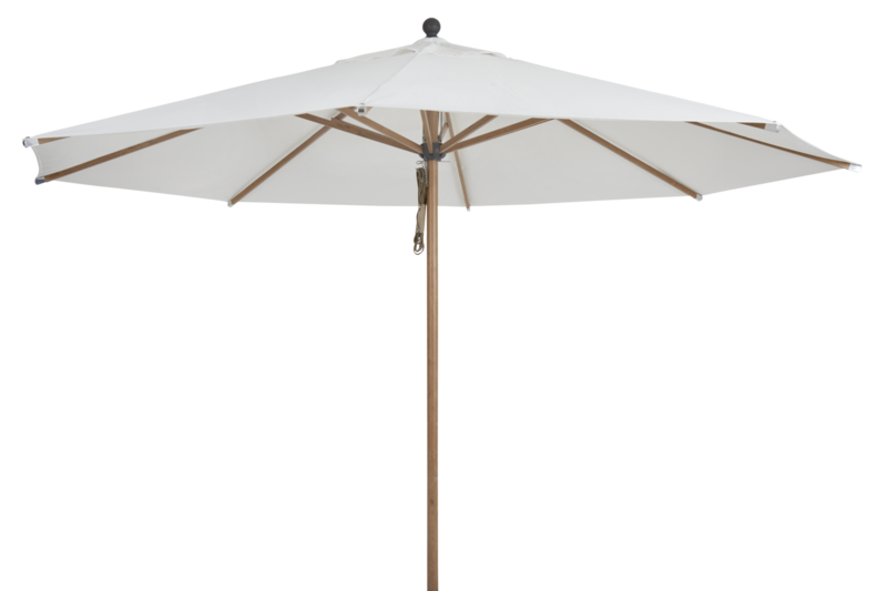 Paliano parasol Couleur naturelle/blanc