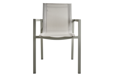 Delia fauteuil Light Grey/Off-White