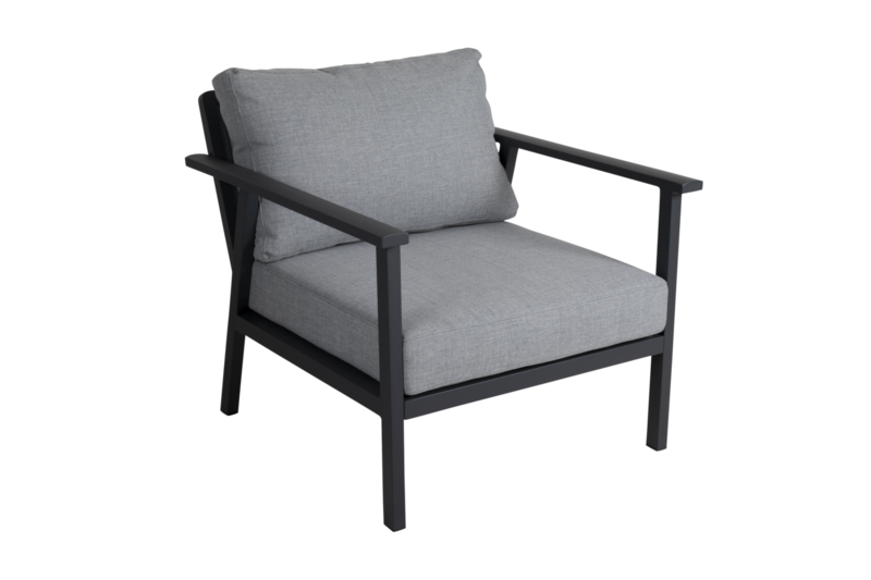 Samvaro fauteuil Anthracite/Pearl grey